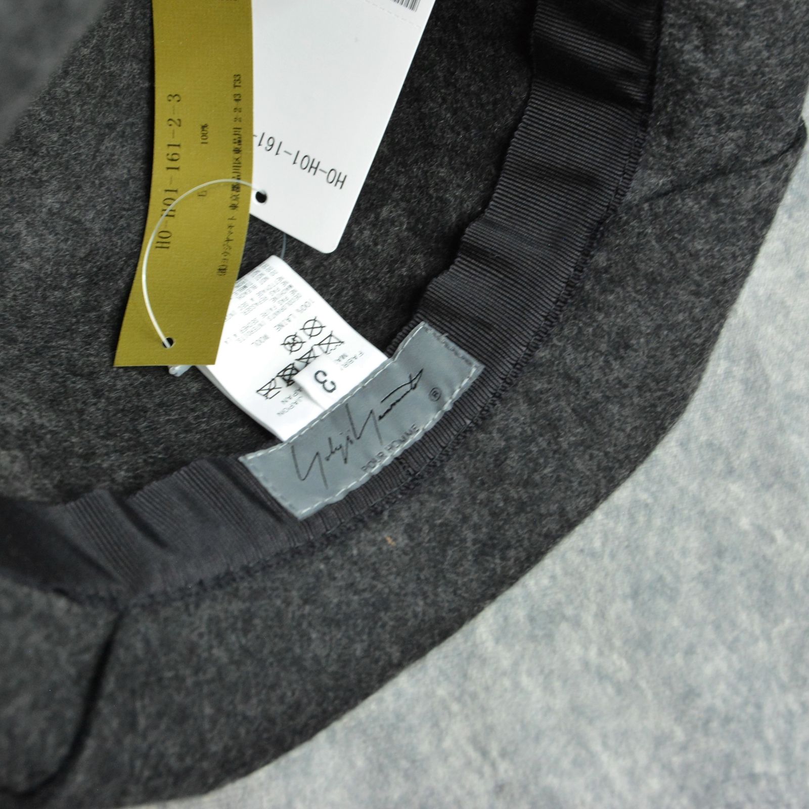 ROLL BRIM HAT （CHARCOAL） / ロールブリム ハット （チャコール） / HO-HO01-161