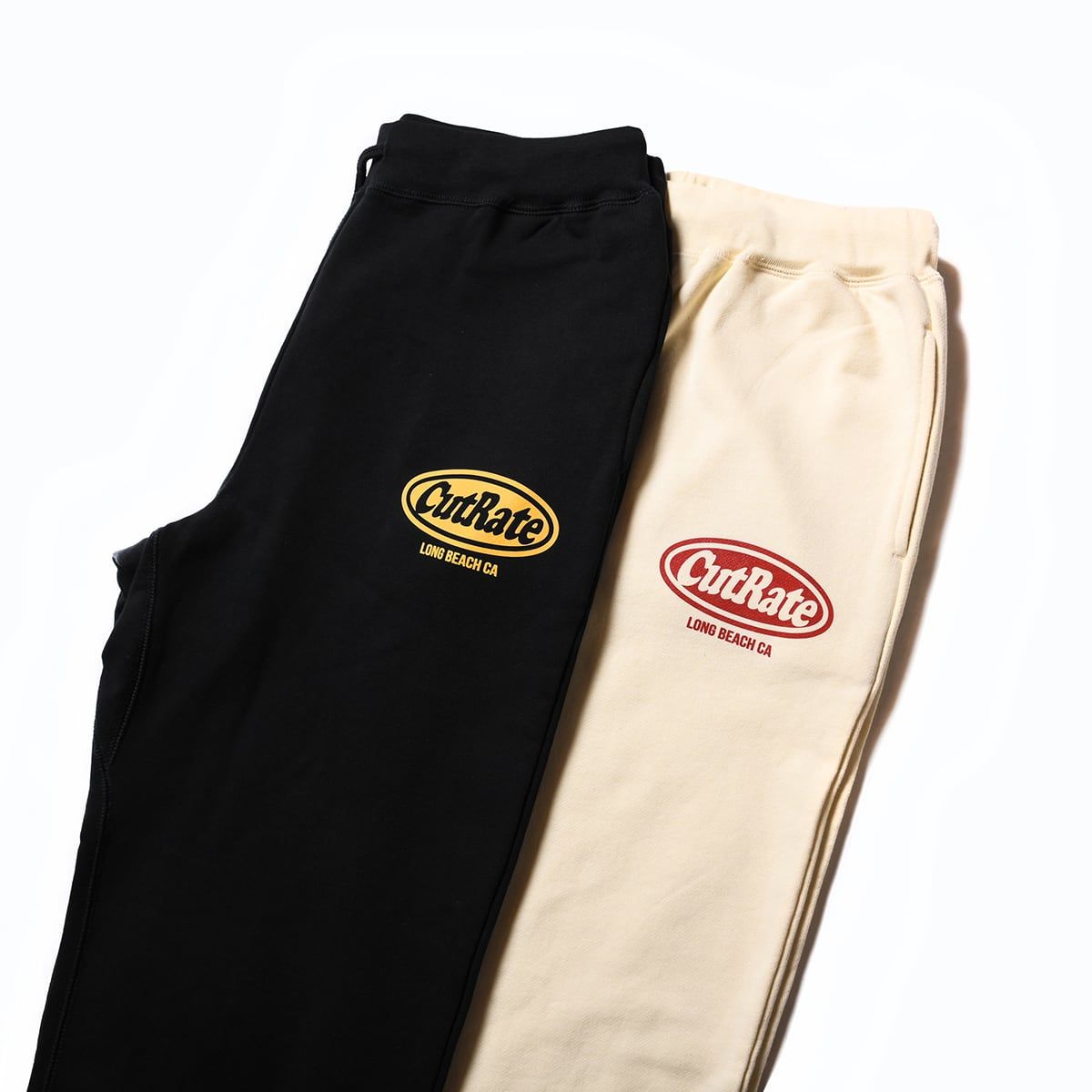 CUTRATE LOGO OMW SWEAT PANTS (BLACK)