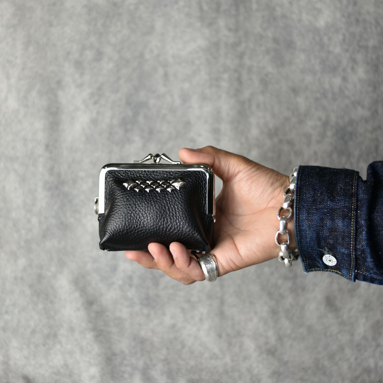 CALEE 未使用 キャリー Plane Leather Coin Purse CL-19SS1013