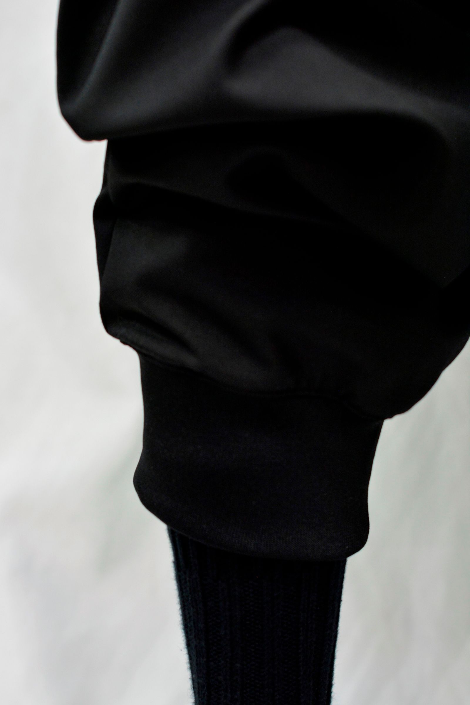 T/W Wrap Saruel Rib Pants