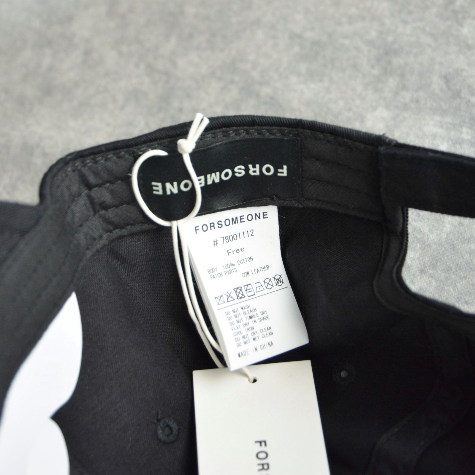 BOX LOGO CAP (BLACK） / ボックスロゴ キャップ （ブラック）