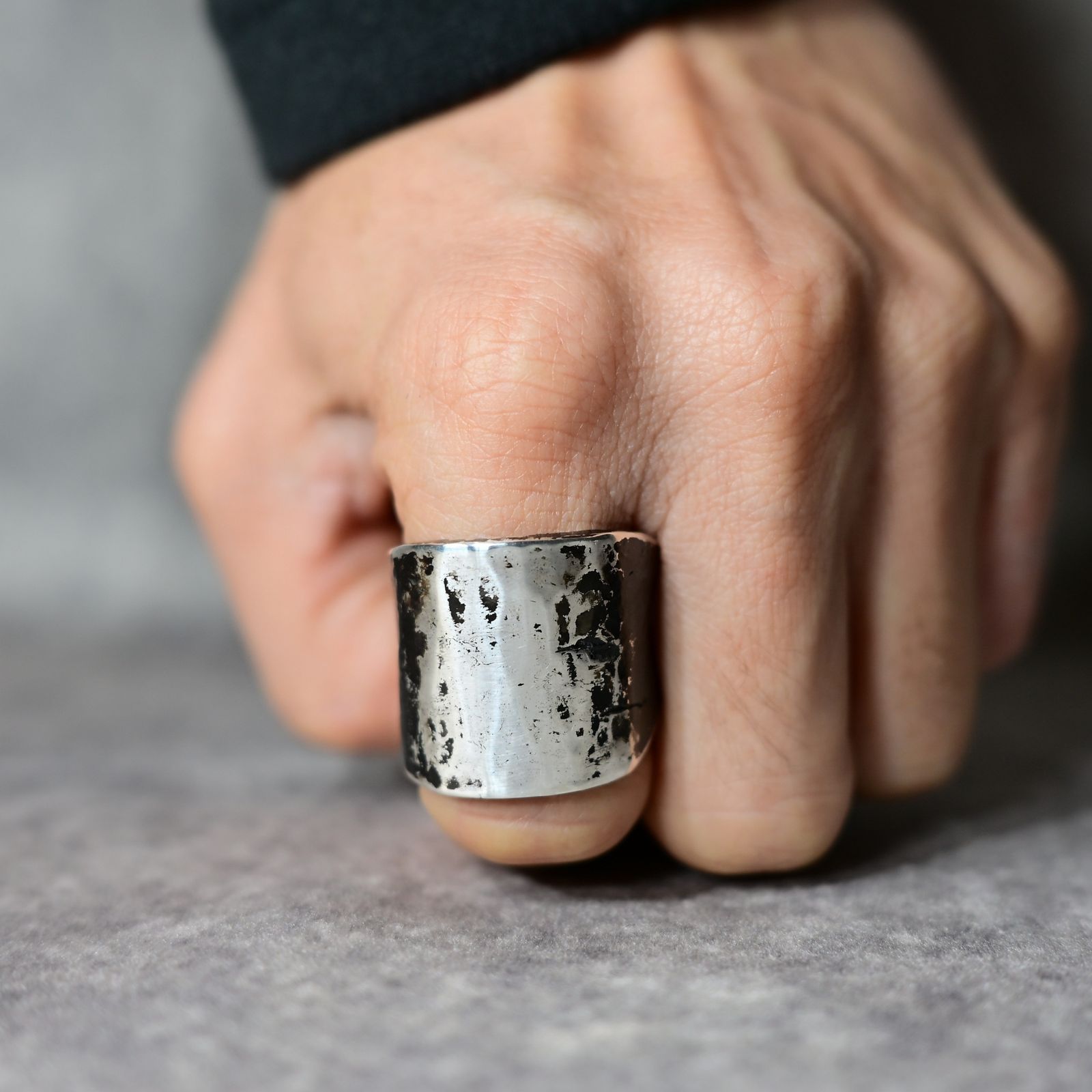 BEND RING  （22号）｜ SILVERS 純銀