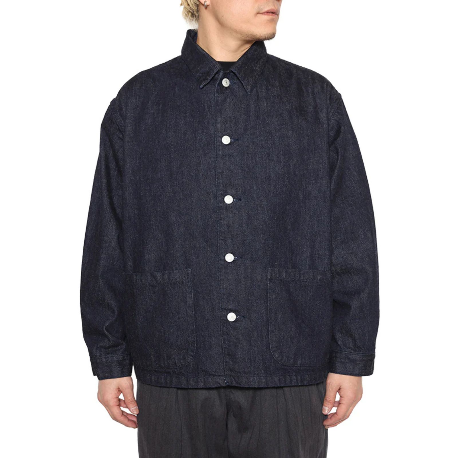 VINTAGE REPRODUCT DENIM COVERALL (INDIGO)｜デニムカバーオール｜CL-25AW009
