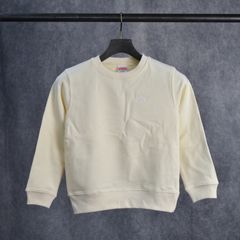 【KIDS】 "chord" EMBROIDERY 10.0OZ CREW NECK SWEAT (NATURAL) / ロゴ刺繍 10.0オンス クルーネック スウェット (ナチュラル)