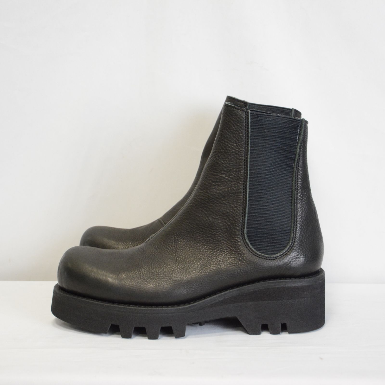 予約商品 ［Portaille × chord］ side gore boots （black） / サイドゴアブーツ （ブラック） ｜納期:3ヶ月程度 | 必ず商品説明をご覧ください。