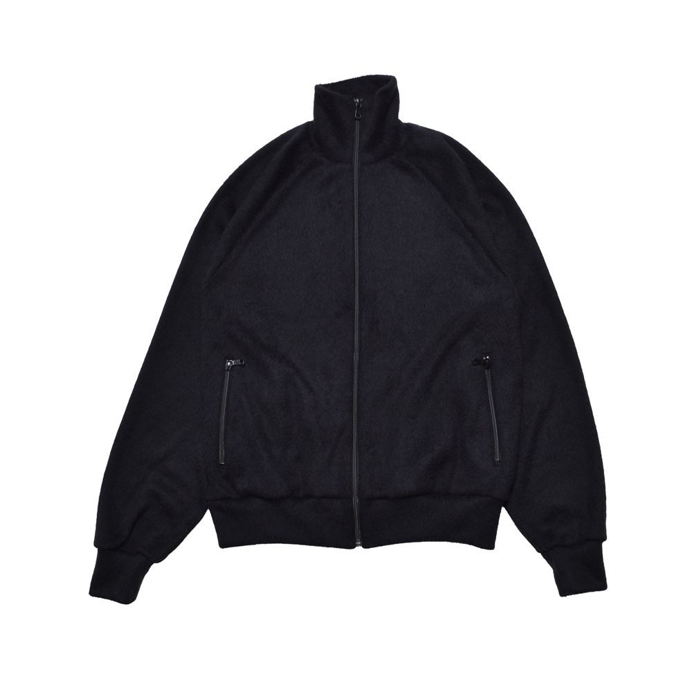 A.Wool Shaggy Track Jaket （BLK）｜ウールシャギー トラックジャケット｜MDFBF09404