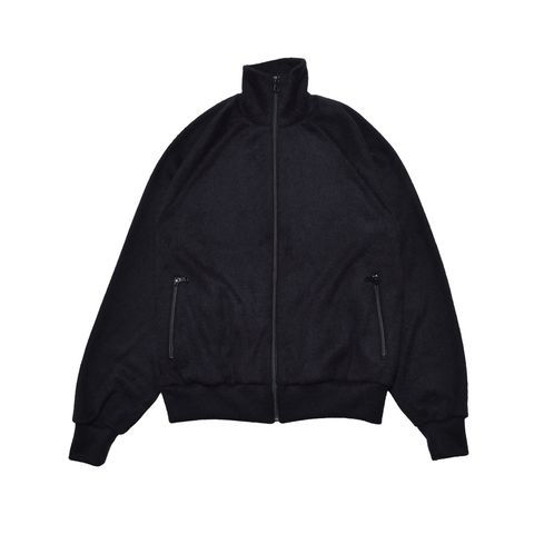 A.Wool Shaggy Track Jaket （BLK）｜ウールシャギー トラックジャケット｜MDFBF09404