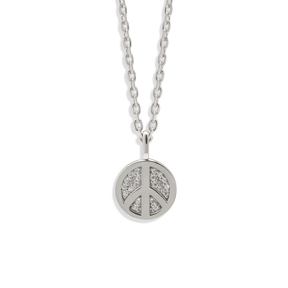PEACE NECKLACE (SILVER) / ネックレス シルバー