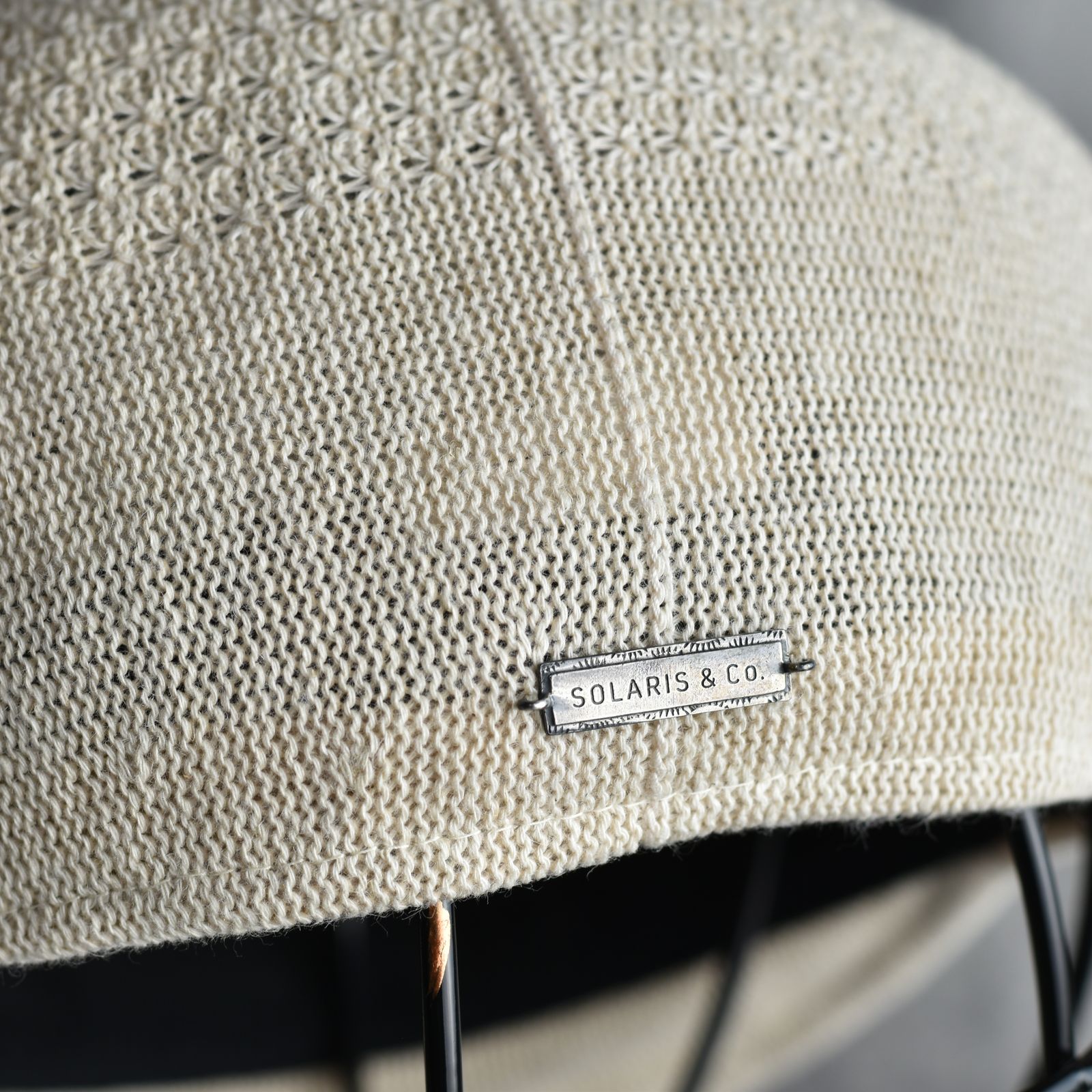 Linen Hunthing Cap "GENTLEMAN" (IVORY) / リネン ハンチング帽