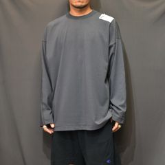 T-SHIRT/SWEATER （CHARCOAL） 長袖カットソー ロングスリーブ