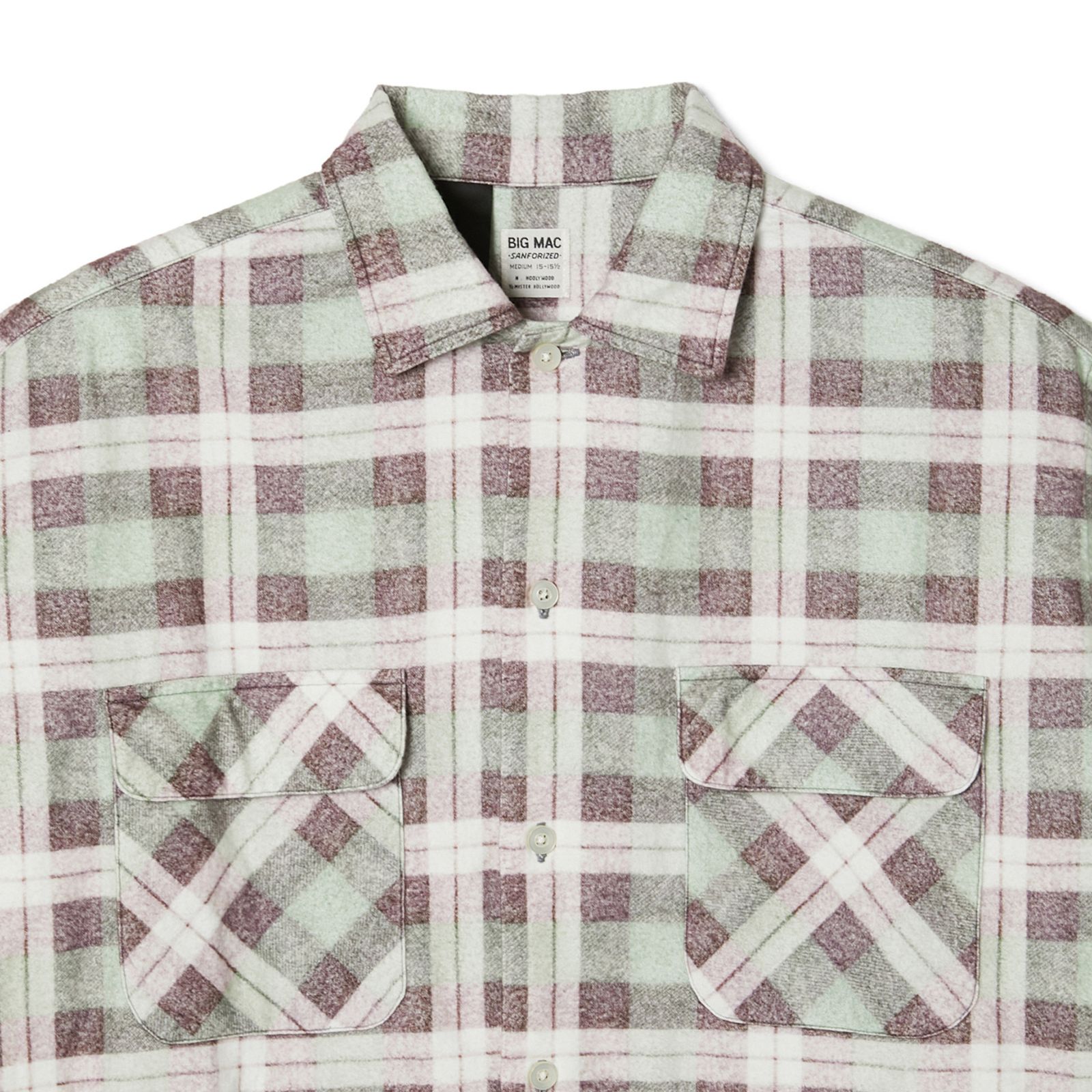 × BIG MAC SHIRT （GRN CHECK）｜× ビッグマック チェックシャツ｜2252-SH60-025
