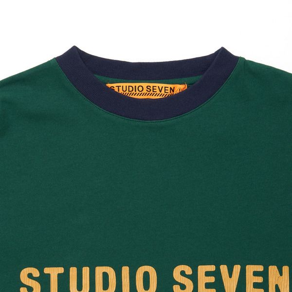 Studio seven Tシャツ　新品 Botanical Print SS Black Tee | STUDIO SEVEN (スタジオ セブン)