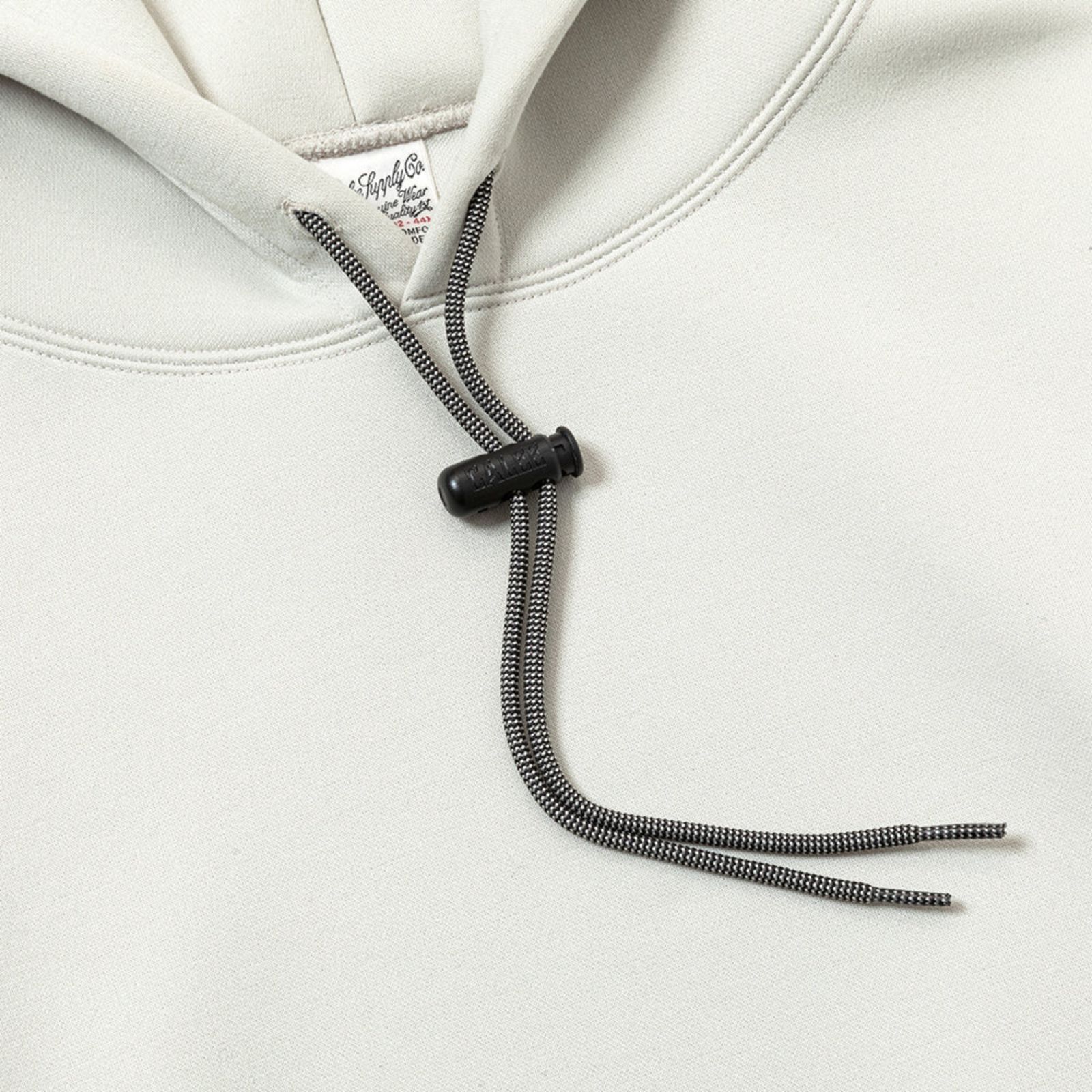 MULTI WAY DOUBLE KNIT PULLOVER HD (IVORY) / ダンボールニット プルオーバーパーカー