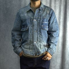 xx KOSUKE MATSUI THE DENIM STRETCH SELVEDGE DENIM 2ND. JACKET (HAND.CRAFT×LIGHT.INDIGO) / xx 松井 康輔 セルヴィッジ ストレッチ セカンドタイプ デニムジャケット Gジャン