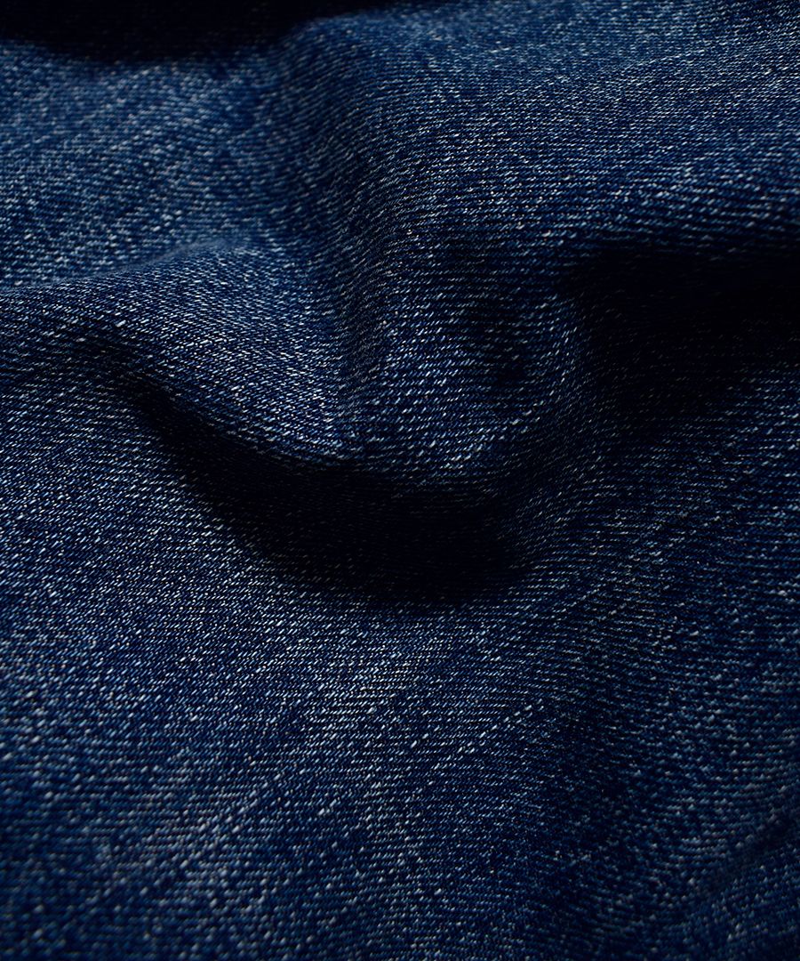 ×KIDILL WIDE ZIP & STRAPS DENIM PANTS-DISTRESSED DENIM （USD）