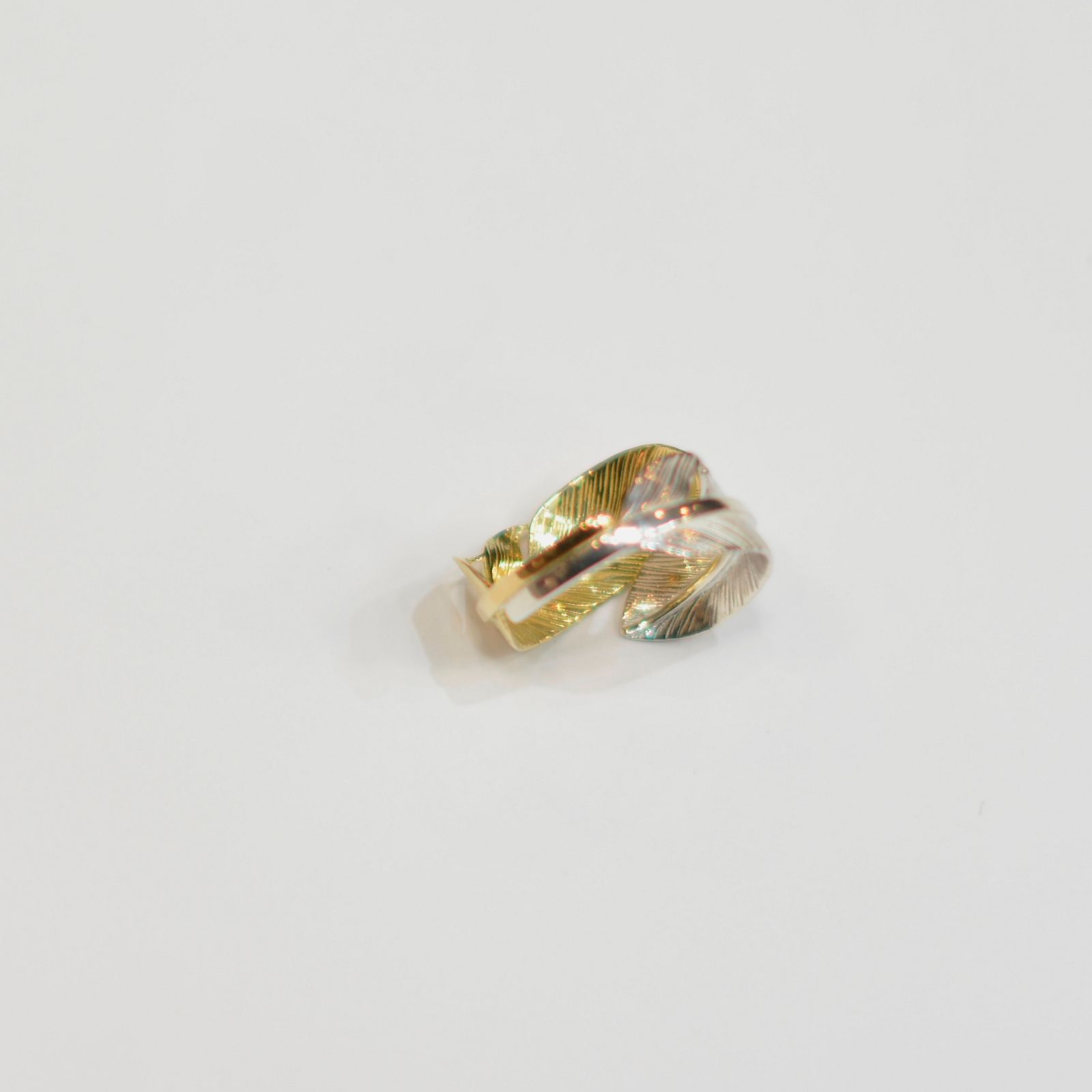 S K18 feather & S feather ring