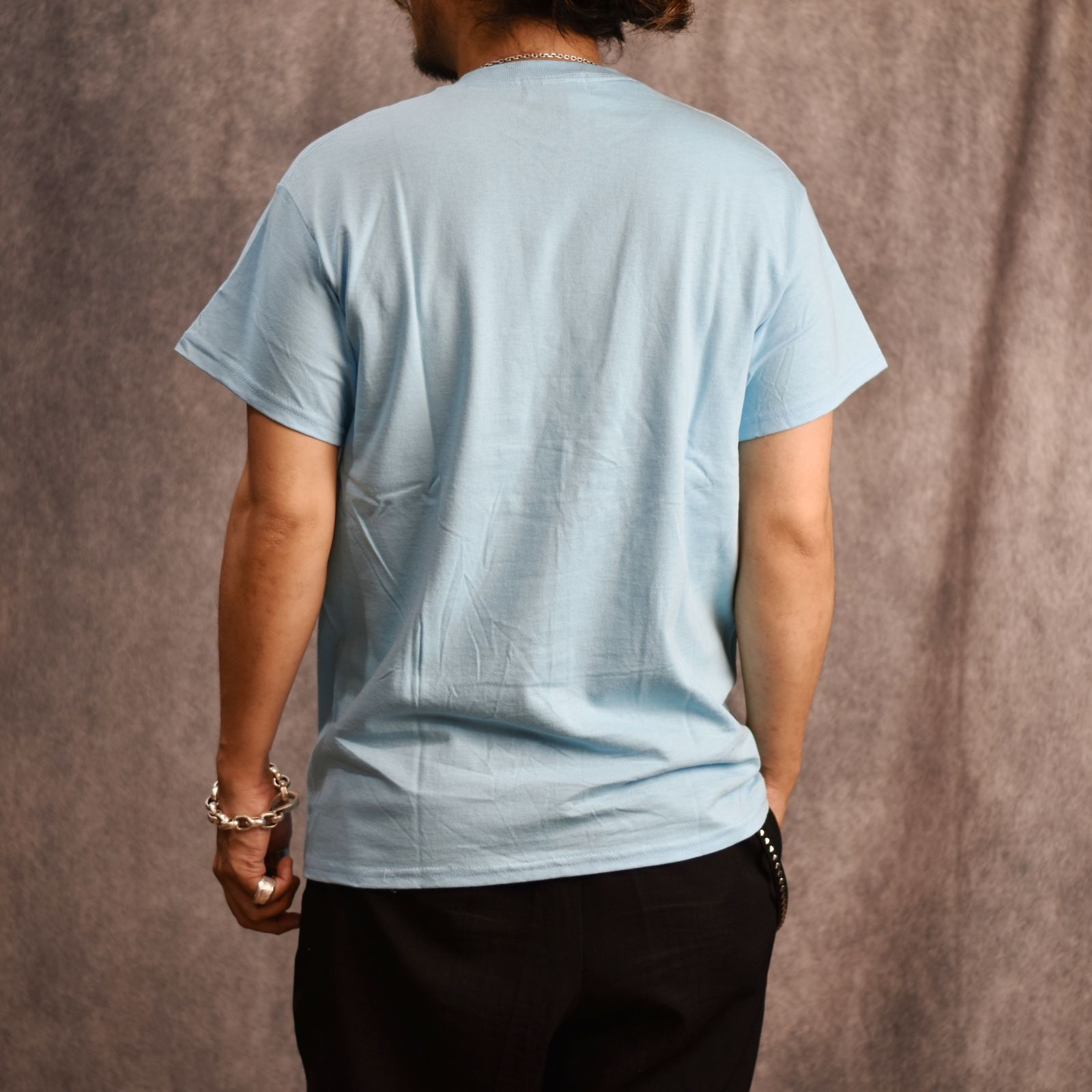 CUTRATE RETRO LOGO S/S TEE (SKY) / プリントTシャツ