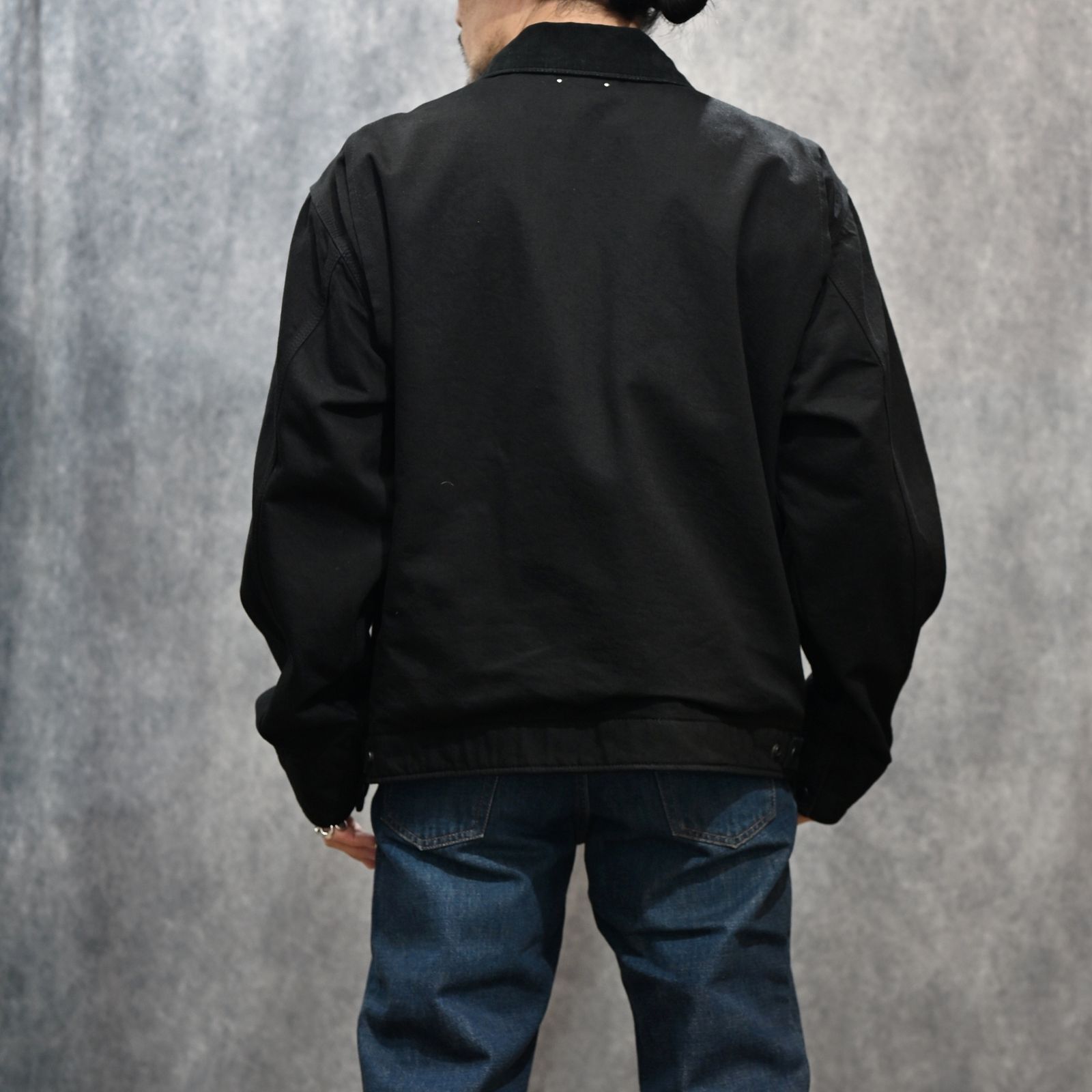 × M&M CUSTOM PERFORMANCE Black Denim Detroit Jacket （BLK）｜× エムアンドエムカスタムパフォーマス ブラックデニム デトロイトジャケット｜MND-MM81
