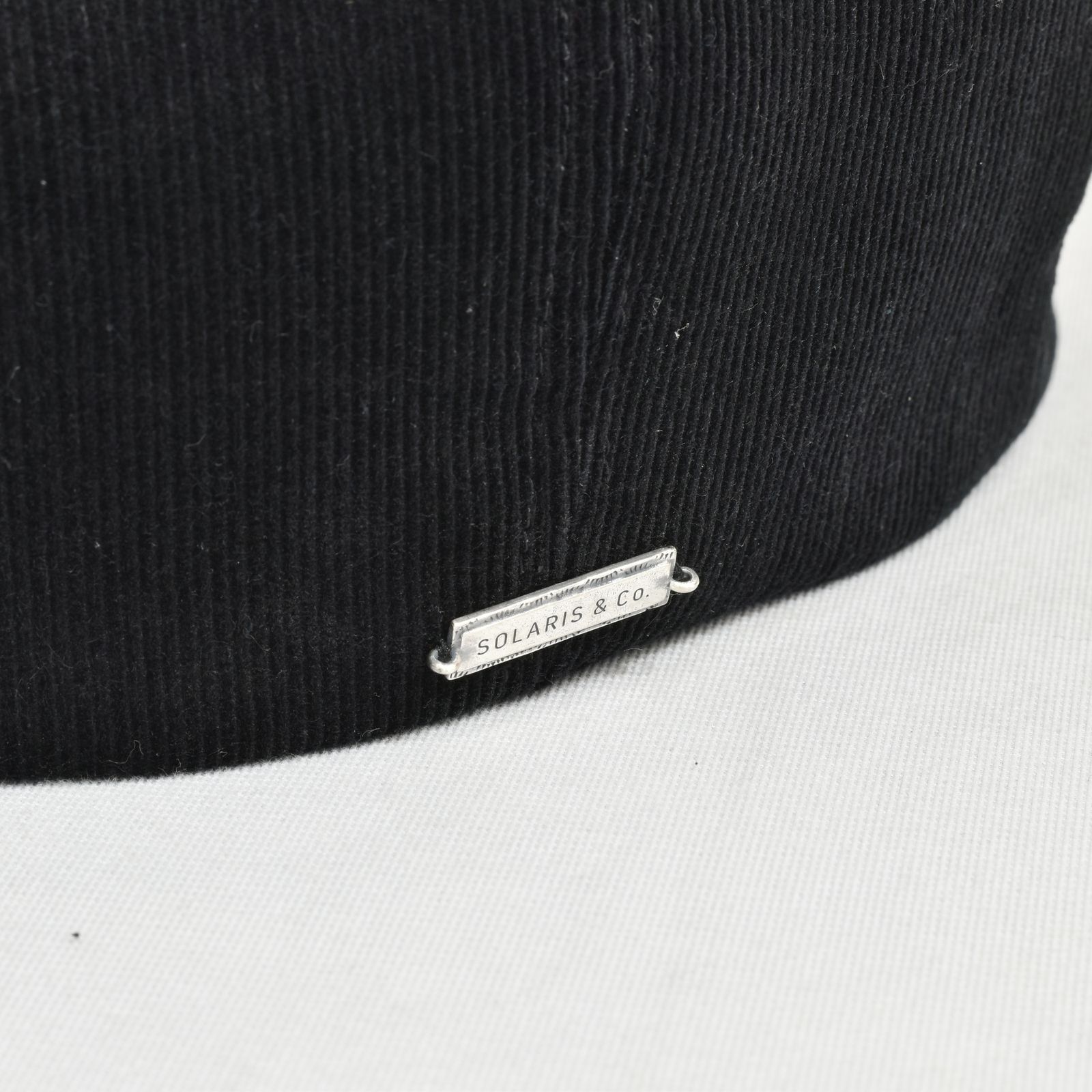 16W Couduroy Casquette "OLDBOY" (BLACK)｜コーデュロイ キャスケット｜Y01005