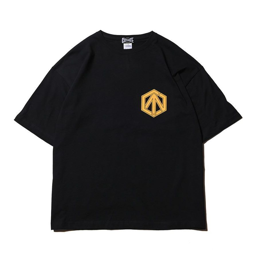 CUTRATE ADDICITON LOGO DROPSHOULDER S/S -T-SHIRT (BLACK)