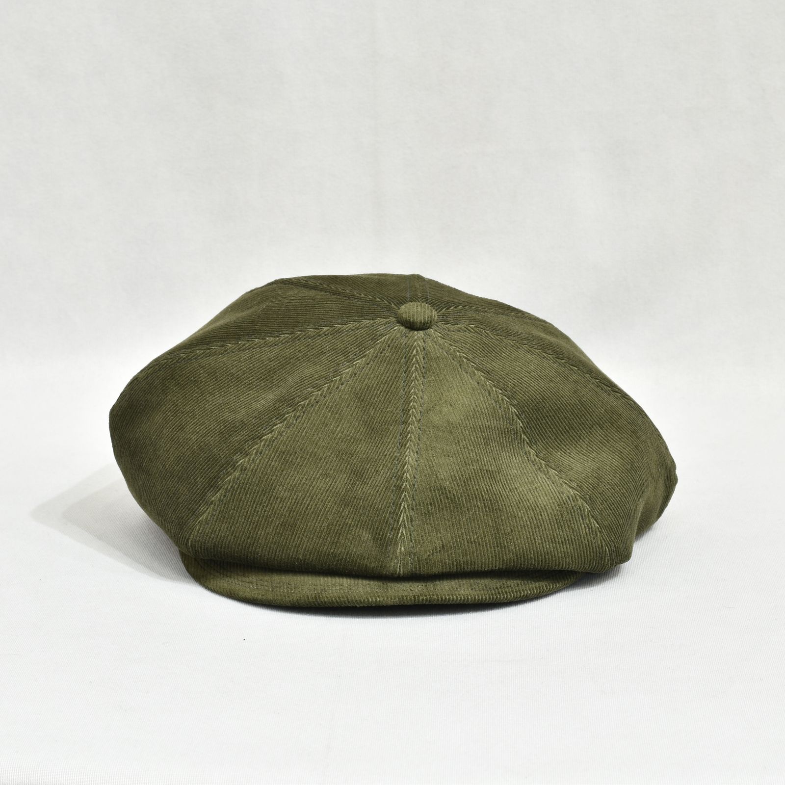 16W Couduroy Casquette "OLDBOY" (HUNTER GREEN)｜コーデュロイ キャスケット｜Y01005