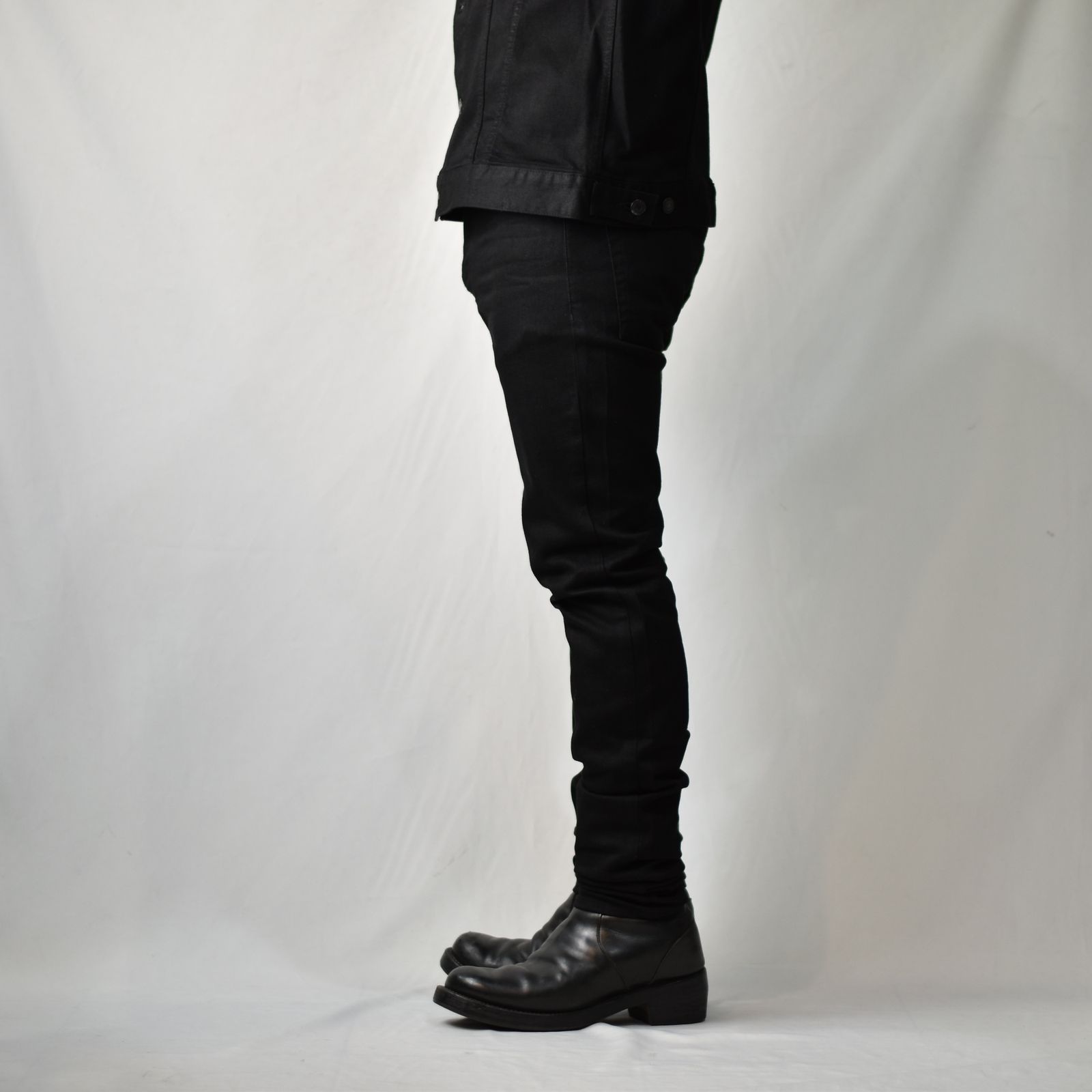 MINEDENIM - 107 S.Slim OWS （BLACK） / スリムデニムパンツ