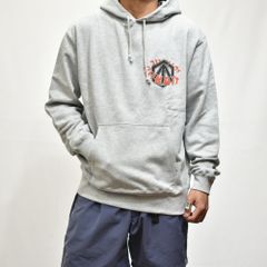 CUTRATE NS LOGO L/S PULLOVER PARKA  (GRAY)