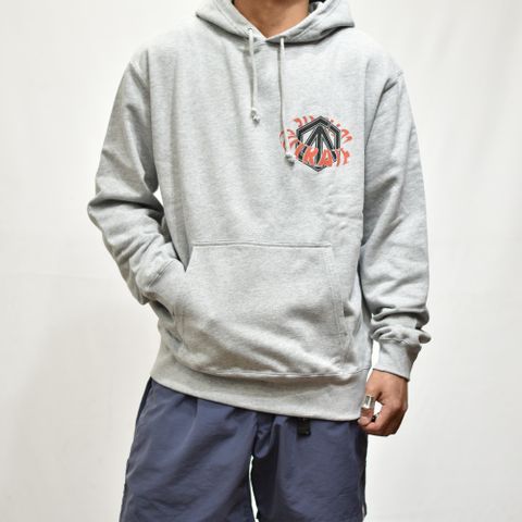 CUTRATE NS LOGO L/S PULLOVER PARKA  (GRAY)