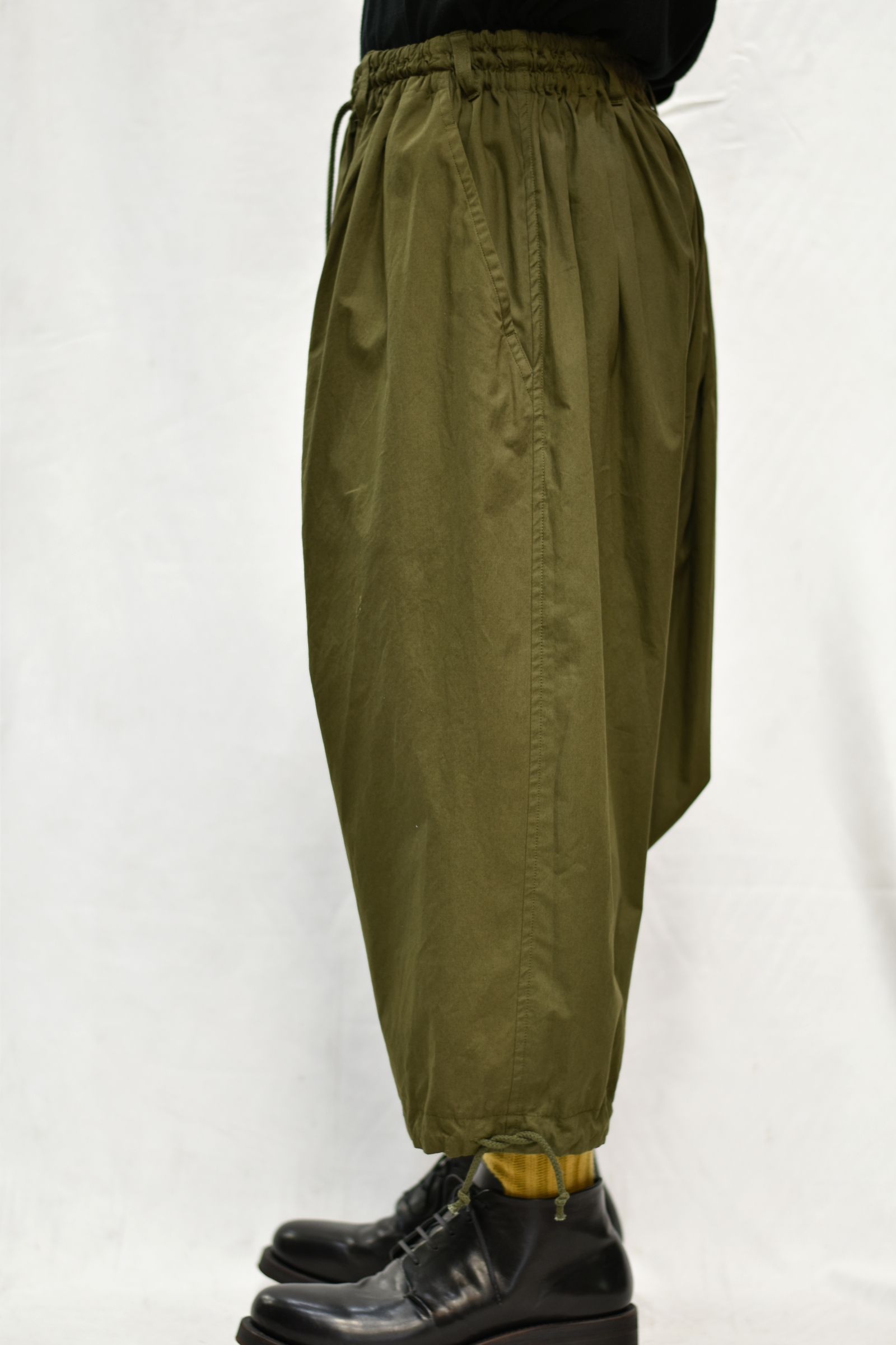 Ground Y - 40/2 Cotton Broad Drawstring Sarrouel Pants