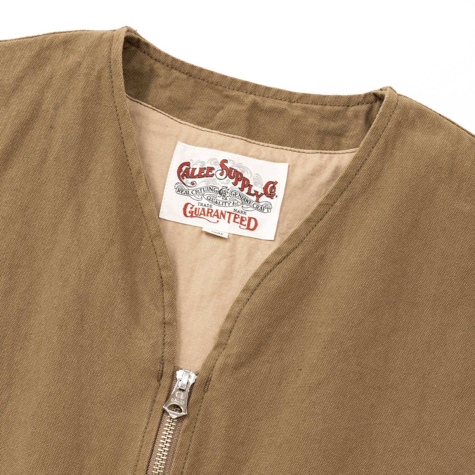 ZIP VEST (OLIVE)｜ジップベスト｜CL-26SS023