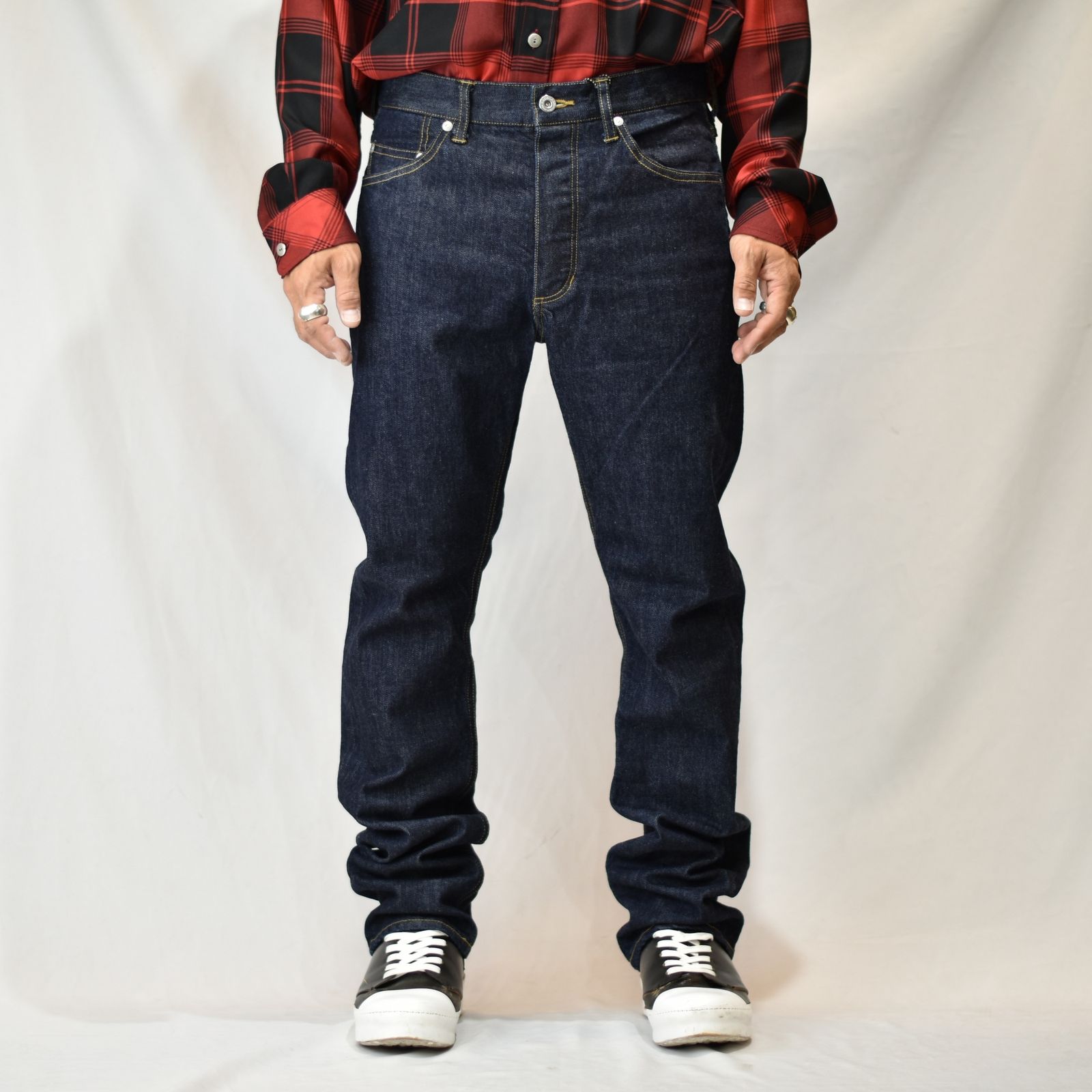 ［THE DENIM］ TIGHT STRAIGHT DENIM （ONE WASH INDIGO）