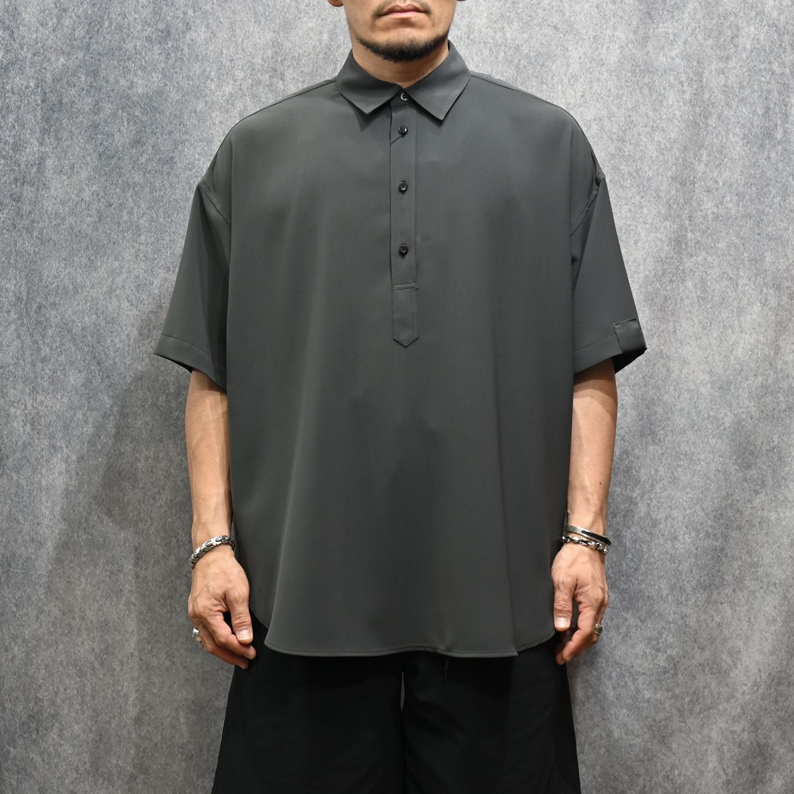 HALF SLEEVE SHIRT （CHARCOAL / チャコール）｜ハーフスリーブ シャツ｜2261-SH54-011