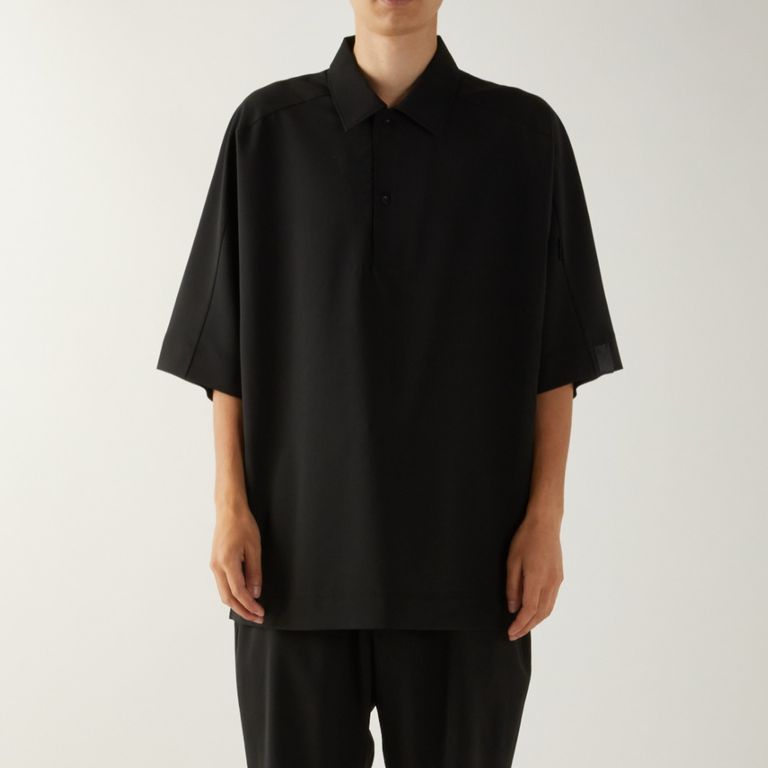 N.HOOLYWOOD - POLO SHIRT (BLACK) / ポロシャツ (ブラック N.HOOLYWOOD - POLO SHIRT (BLACK) / ポロシャツ (ブラック