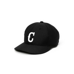 C LOGO REPLICA CAP (BLACK)｜メッシュ ベースボールキャップ｜CL-26SS046