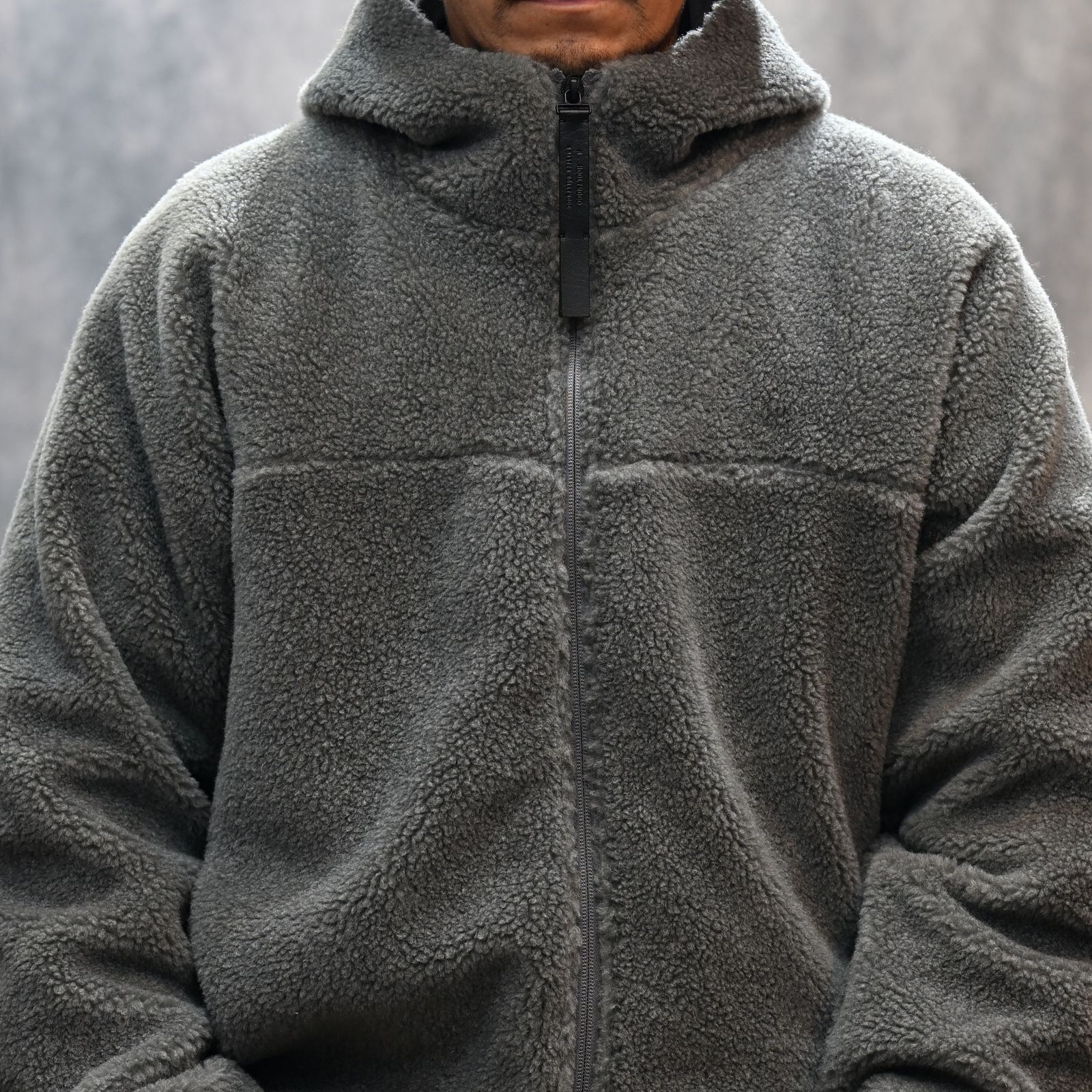 HOODED BLOUSON （GRAY）｜フーディーブルゾン ジップパーカー｜2252-BL05-002