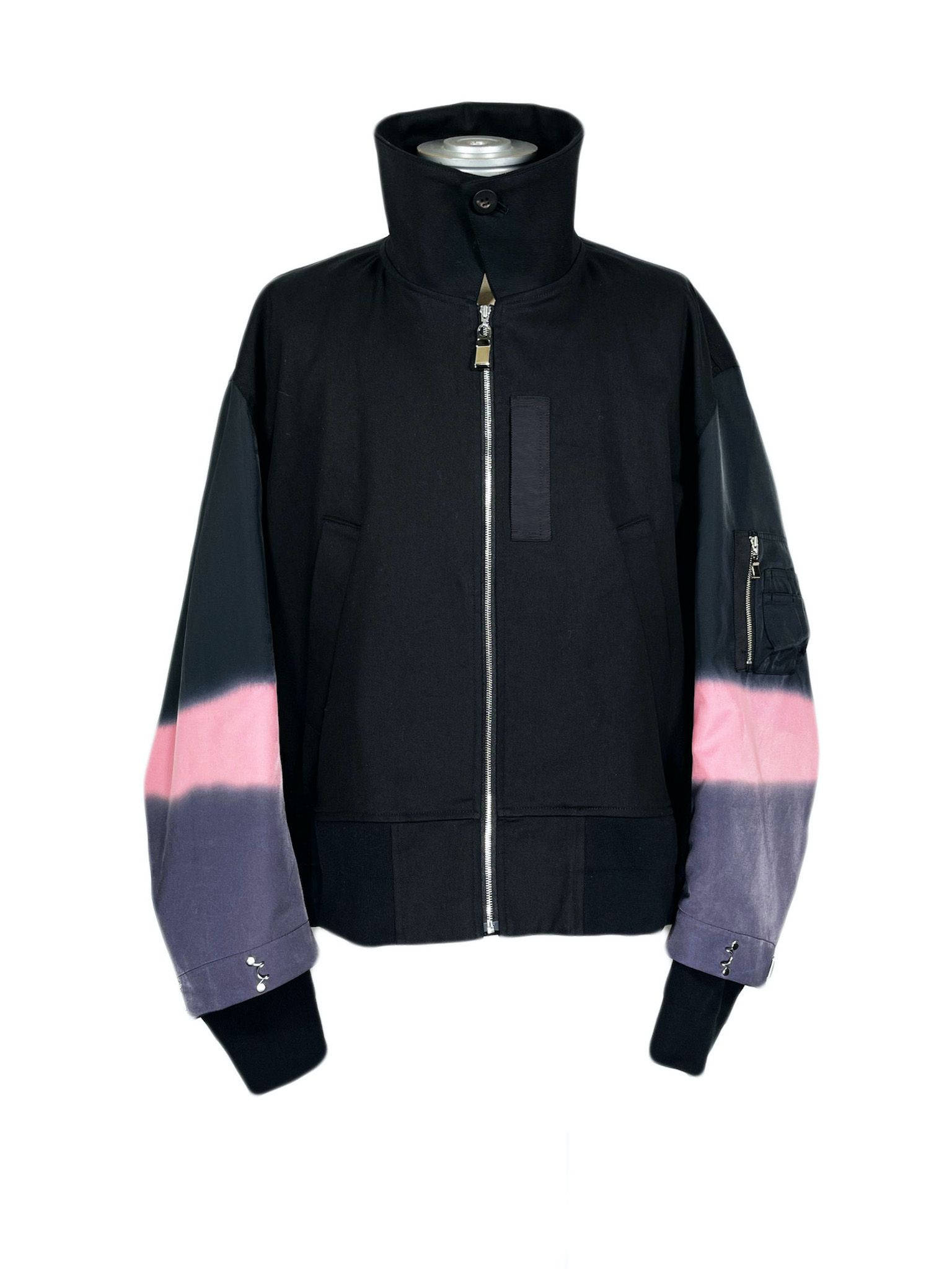 ミクスチャーブルゾン / LB22AW-BL01-KTBD (BLACK×ROSE)