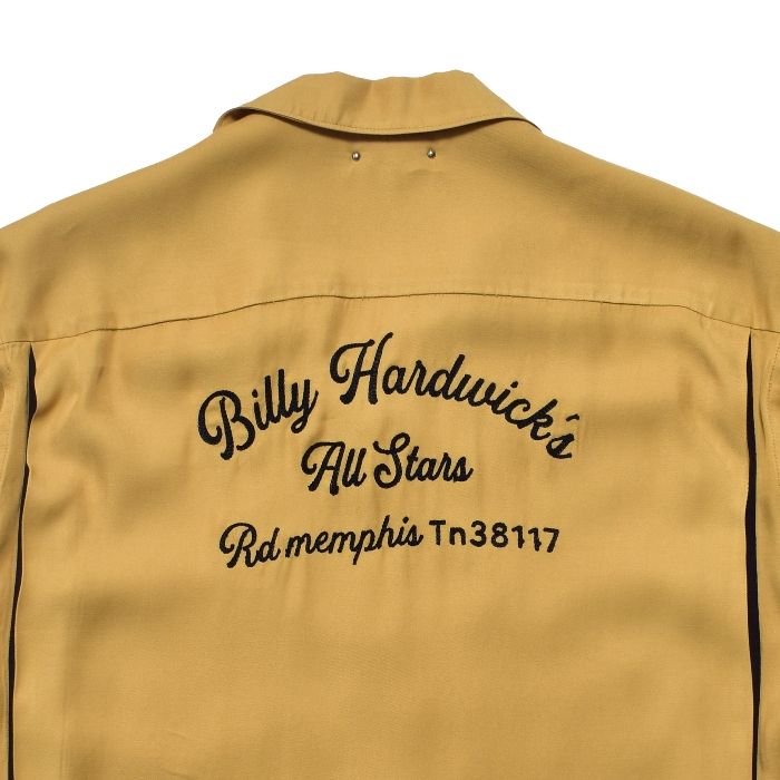 B.H.All Stars Rayon Bowling SH （YEL） ボーリング 半袖シャツ （イエロー）｜2605-5001