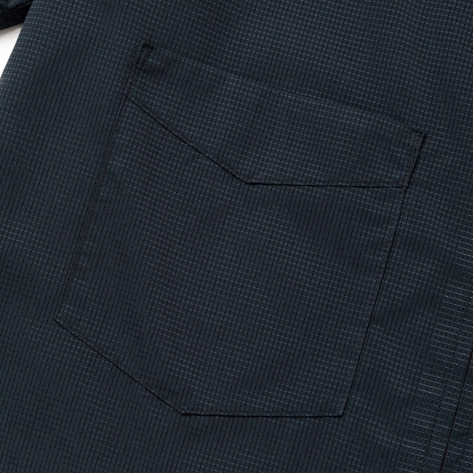 DOTAIR®︎ MULTI FUNCTION ZIP SH (BLACK) / ドットエア 多機能 半袖シャツ