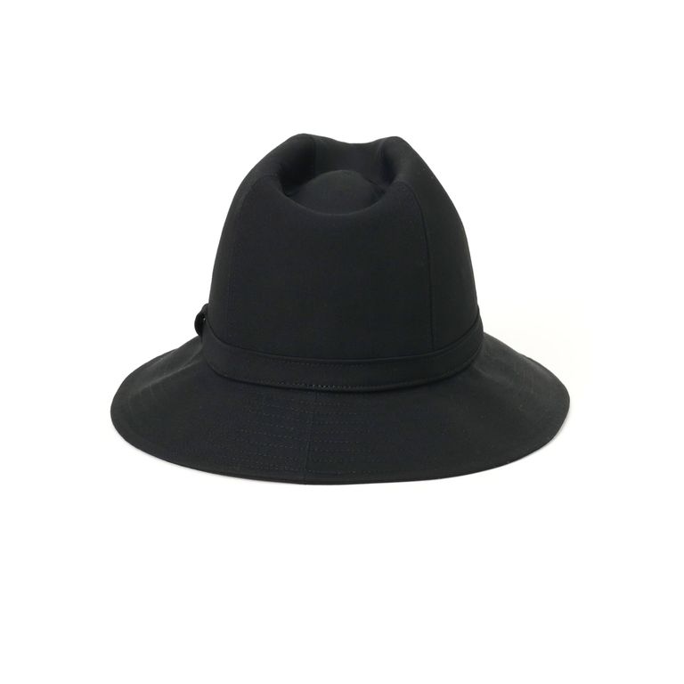 yohji yamamoto - GABARDINE FEDORA HAT (BLACK) | フェドラハット