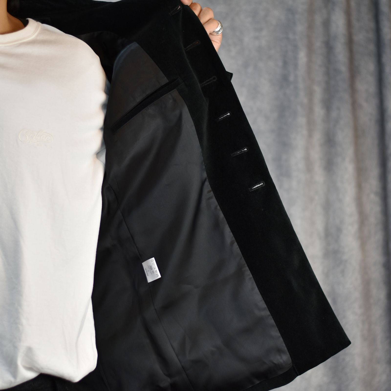 VELVETEEN OFFICER JKT (BK) / 別珍 オフィサージャケット