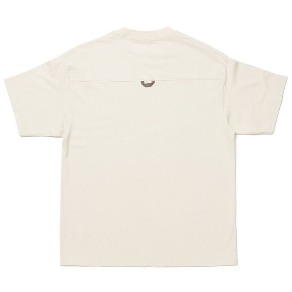 Logo SS Tee （L.Beige） / ロゴ プリント刺繍 Tシャツ （ライトベージュ）