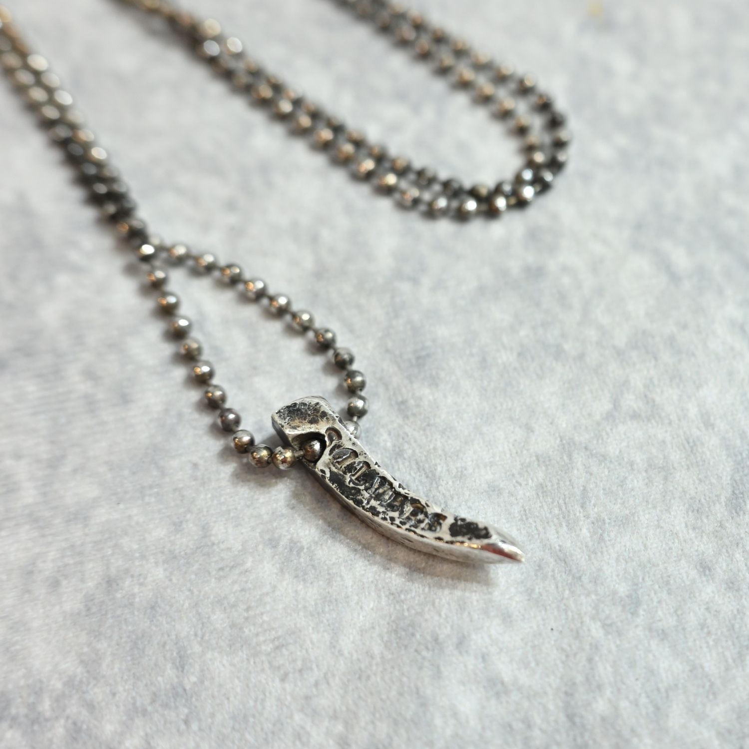 TALON TOP-02 + BALL CHAIN｜ SILVERS 純銀