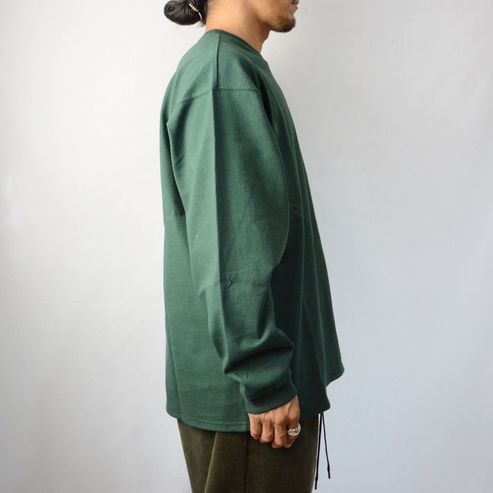 ロングスリーブ カットソー （GREEN）