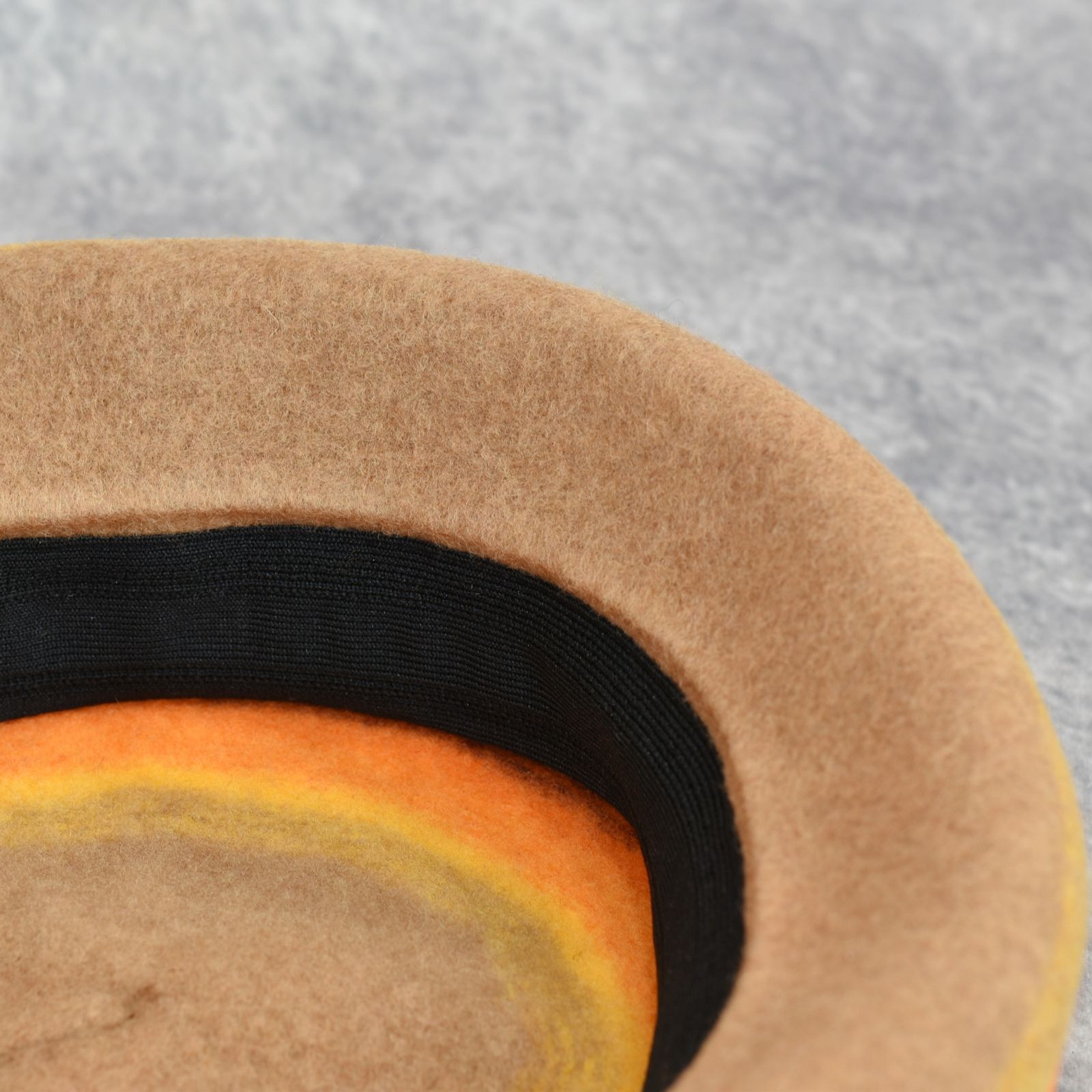 Chimayo Wool Beret "TRUJILLO" (CAMEL)｜チマヨ ウール ベレー帽｜Y01023