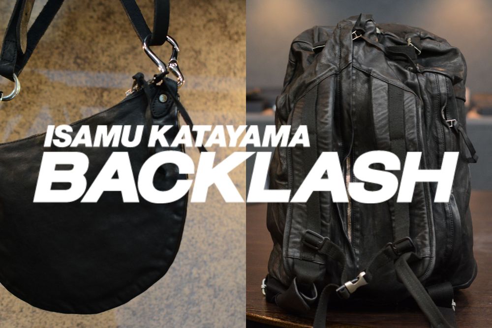 ISAMUKATAYAMA BACKLASH 【0.8㎜ レザーの雰囲気を残し、持ちやすい軽さを実現!!】