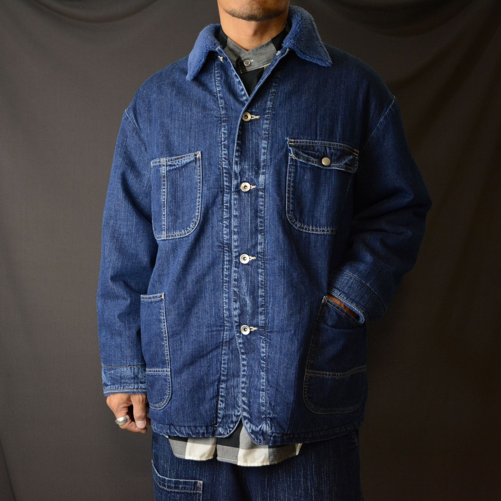 Porter Classic - STEINBECK DENIM BOA COVERALLS (INDIGO