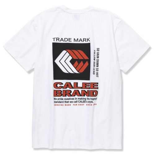 STRETCH TRADE MARK LOGO T-SHIRT (WHITE)