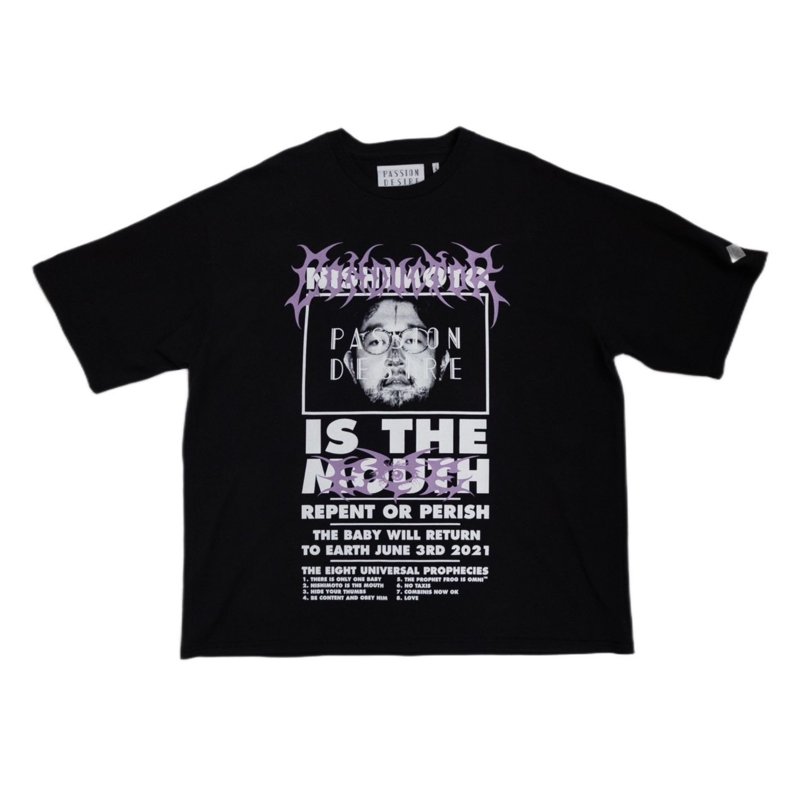 xNISHIMOTO IS THE MOUTH COTTON CLASSIC T-SHIRT (BK) / ニシモト イズ ザ マウス クラシック Tシャツ