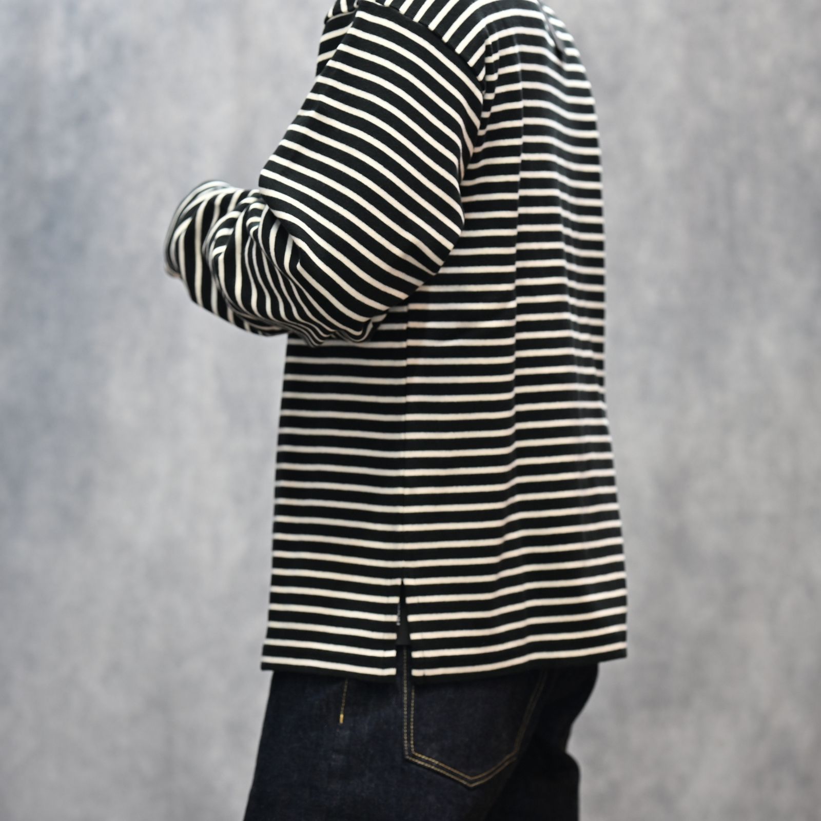 Marine Border Boatneck L/S T-SH （BLT）｜ボーダー ボートネック ロンT｜2509-4002