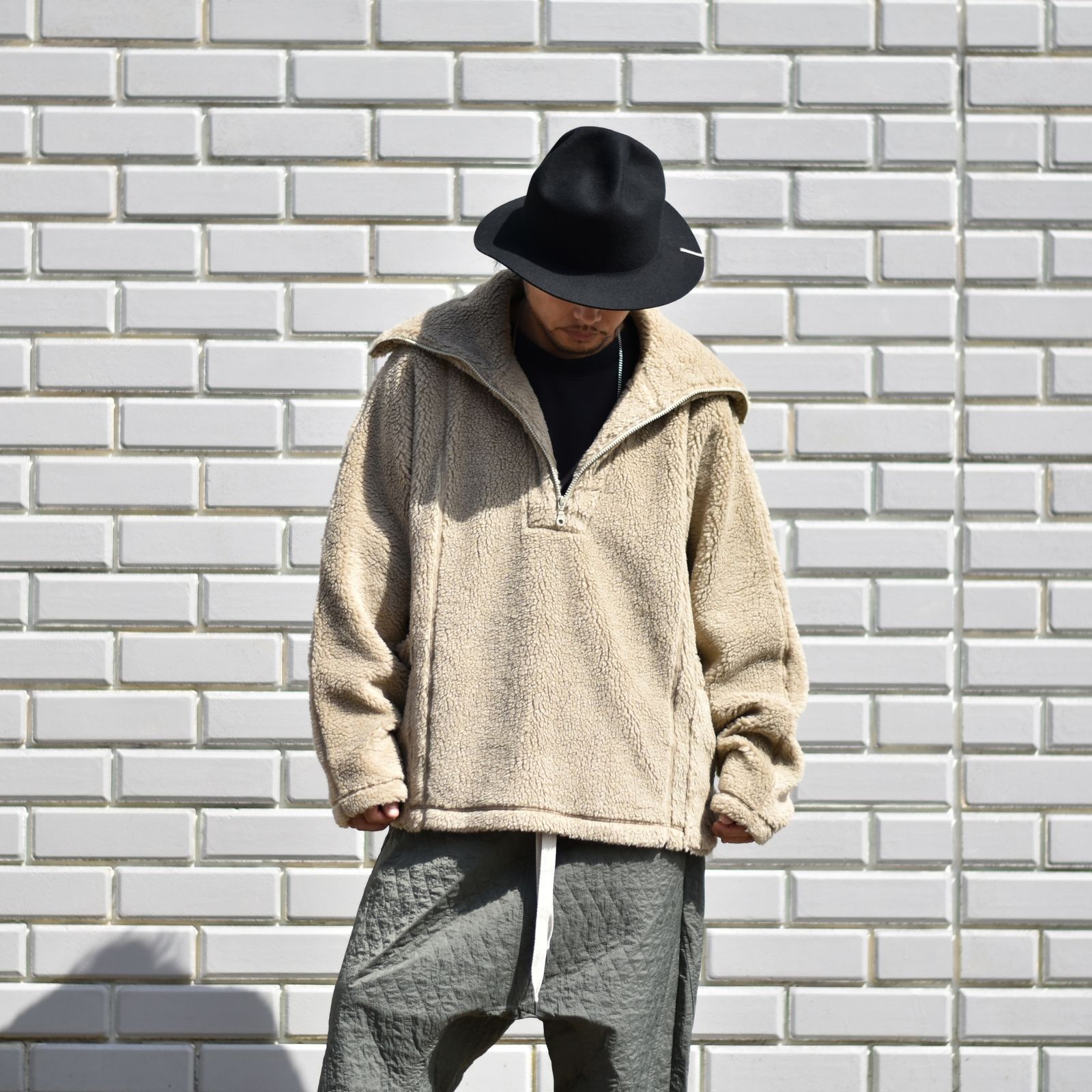 massive super high neck (BEIGE)